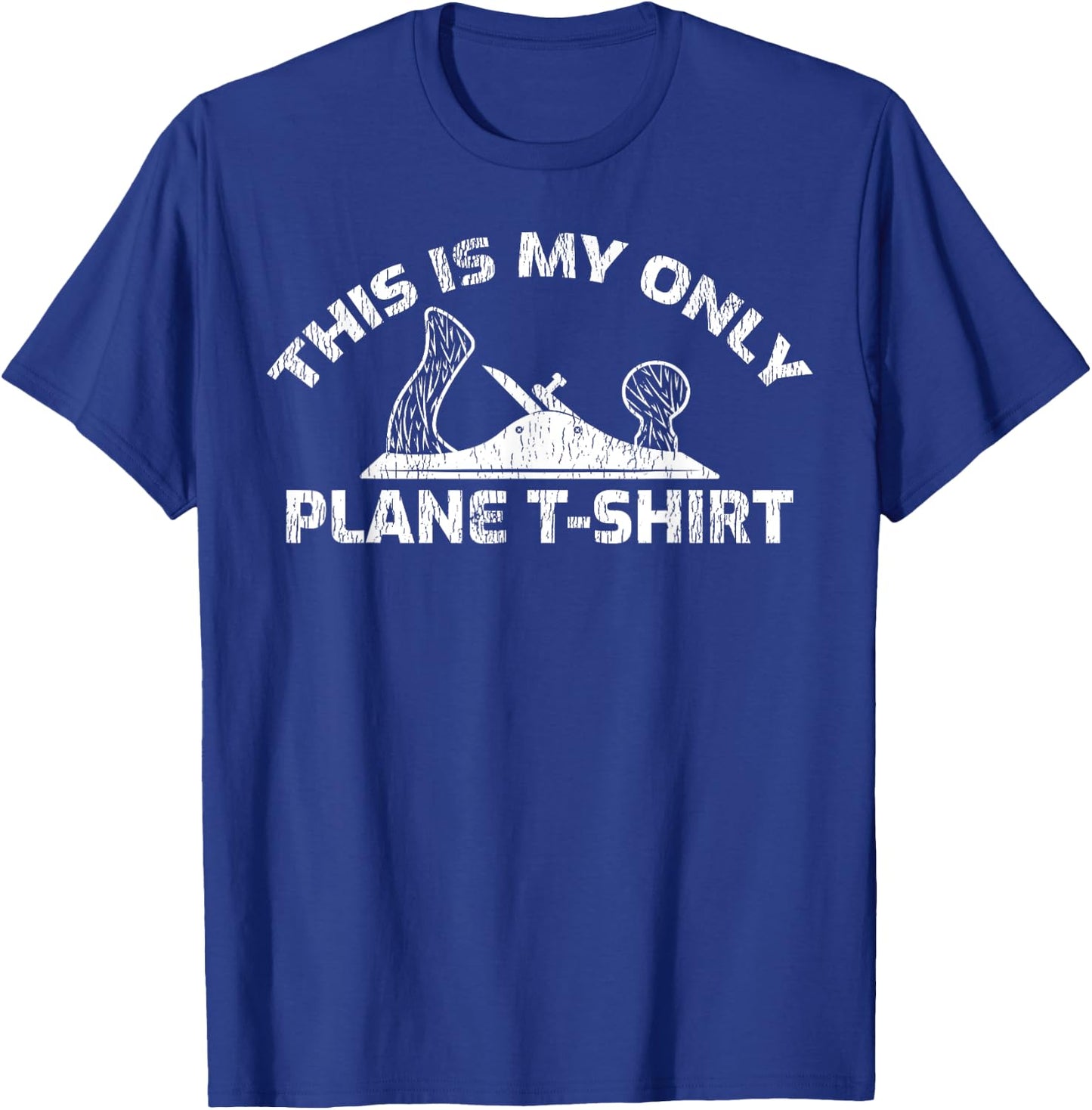 This Is My Plane Funny Wood Planer Carpentry T-Shirt - T-Shirt | Royal