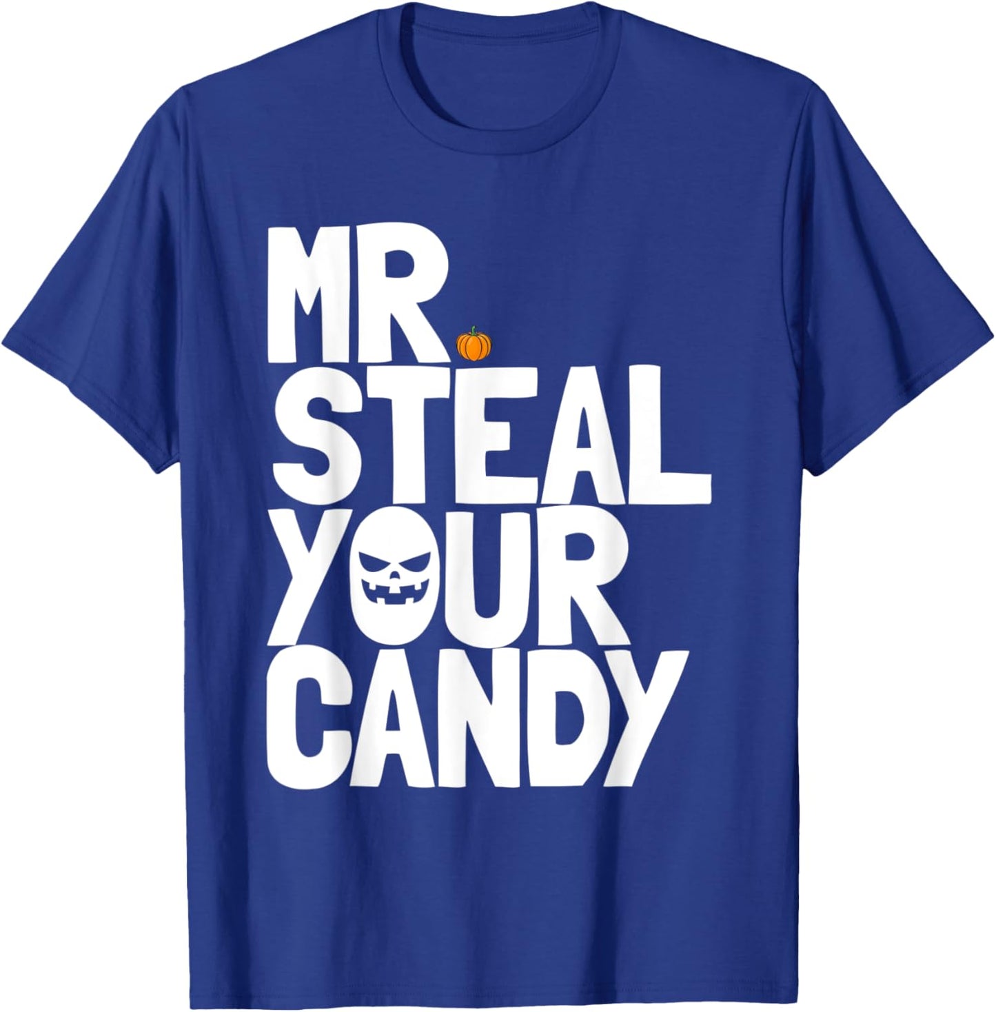 Mr Steal Your Candy Toddler Halloween Outfit Boys Halloween T-Shirt - T-Shirt | Royal