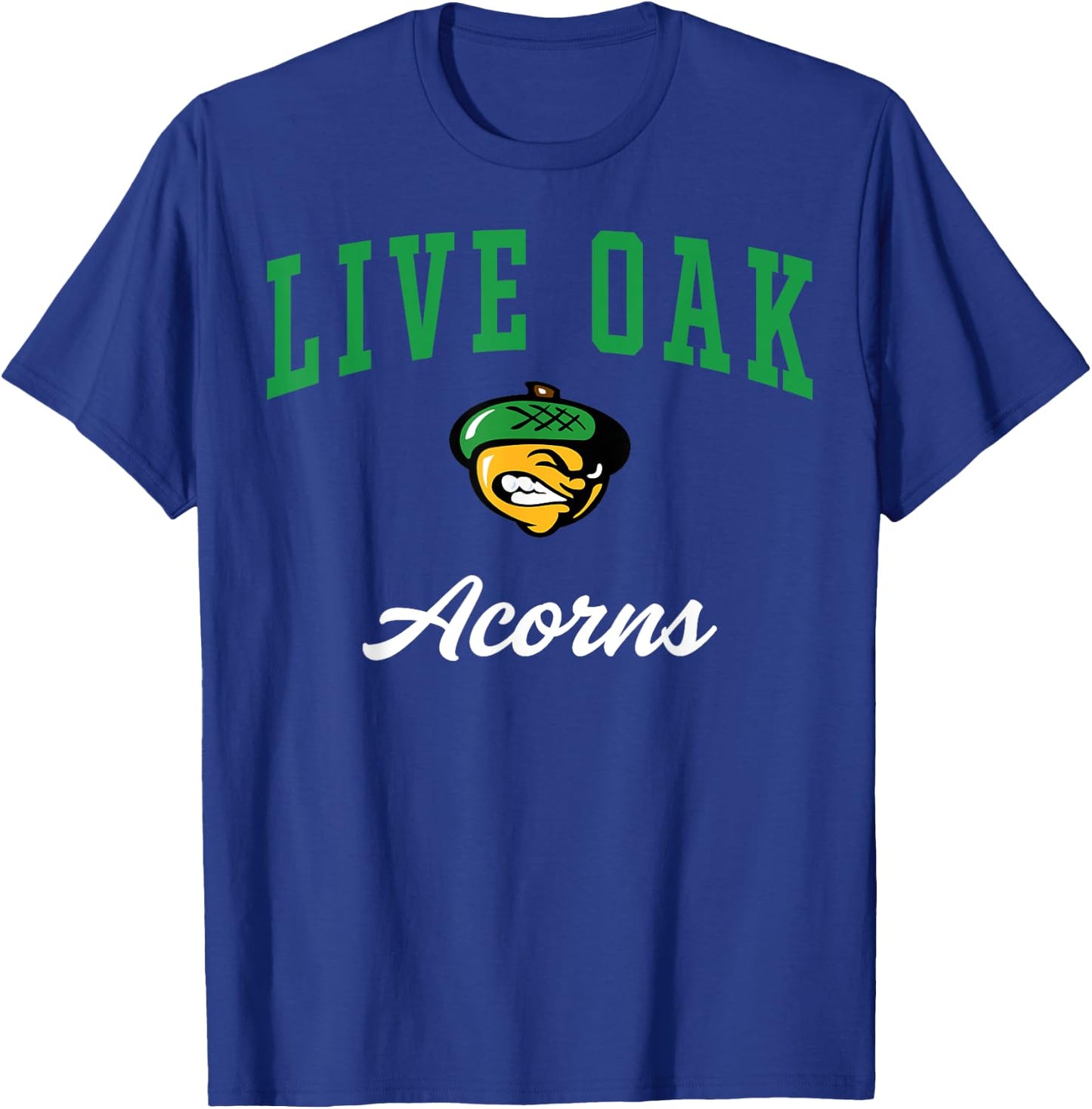 Live Oak High School Acorns C3 T-Shirt - T-Shirt | Royal