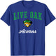 Live Oak High School Acorns C3 T-Shirt - T-Shirt | Royal