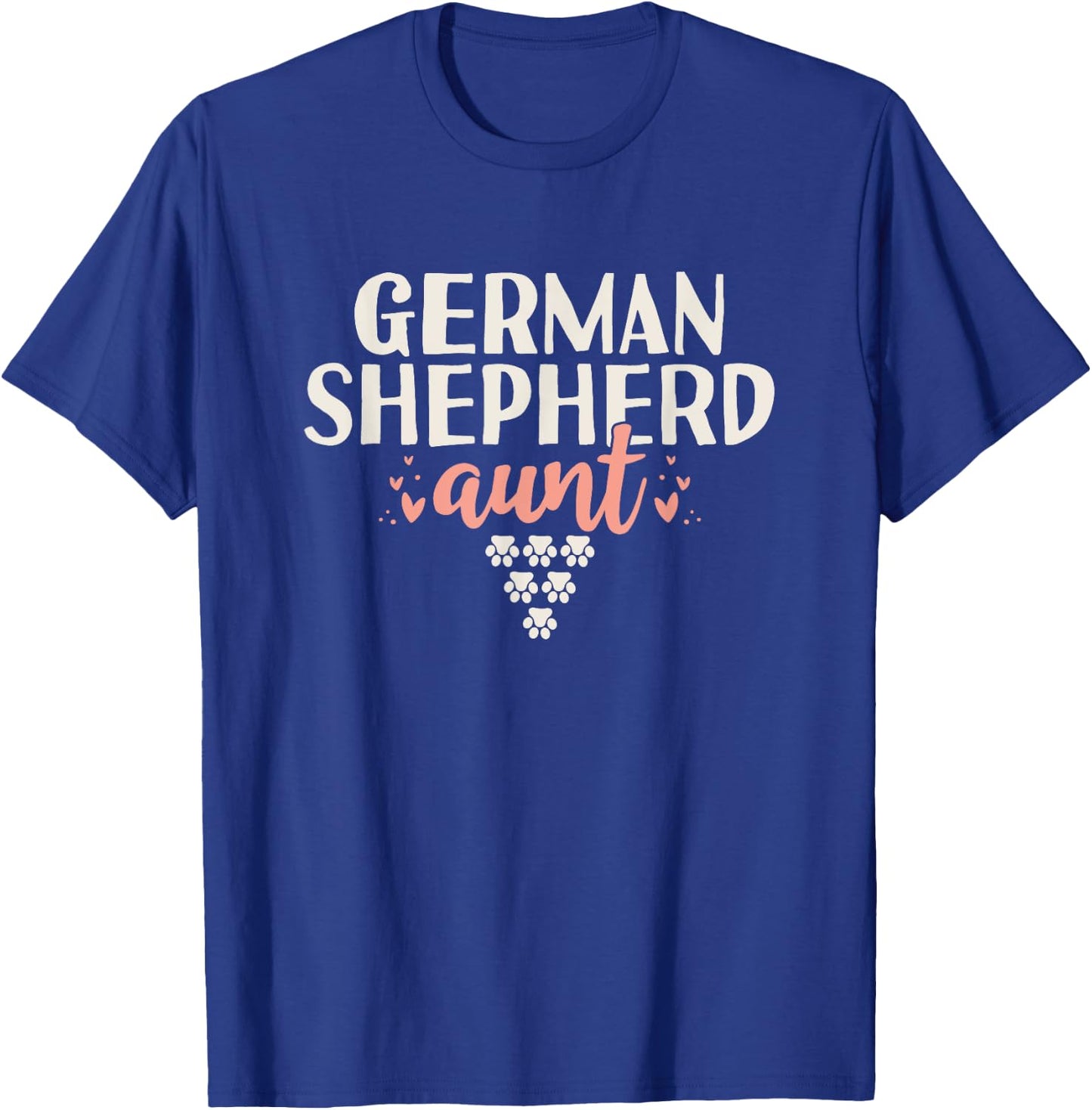 German Shepherd Aunt Dog Lover Mothers Day Gift Auntie T-Shirt - T-Shirt | Royal