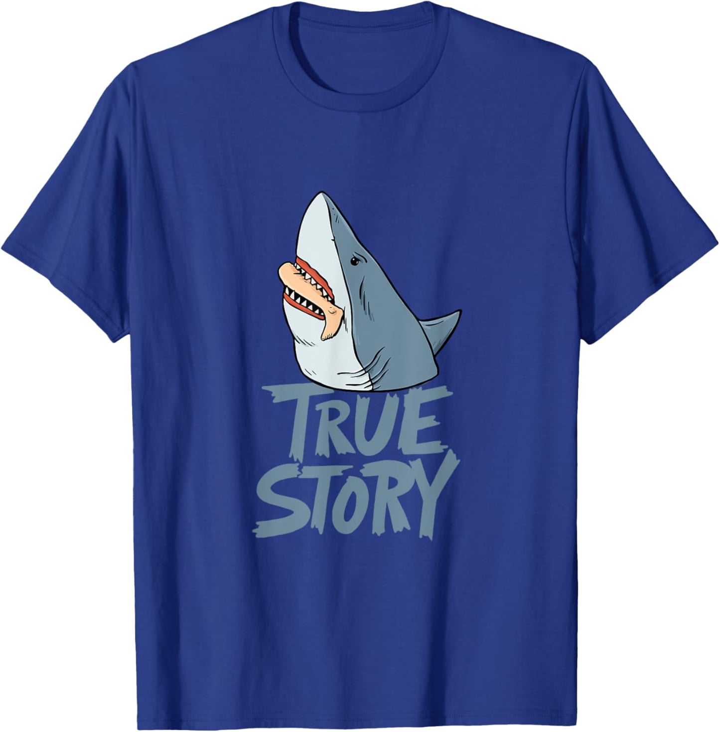 Shark Amputee Joke Leg Prosthetic Design for a Leg Amputee T-Shirt - T-Shirt | Royal
