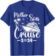 Mother Son Cruise 2024 Family Mom Son Matching Vacation Trip T-Shirt - T-Shirt | Royal