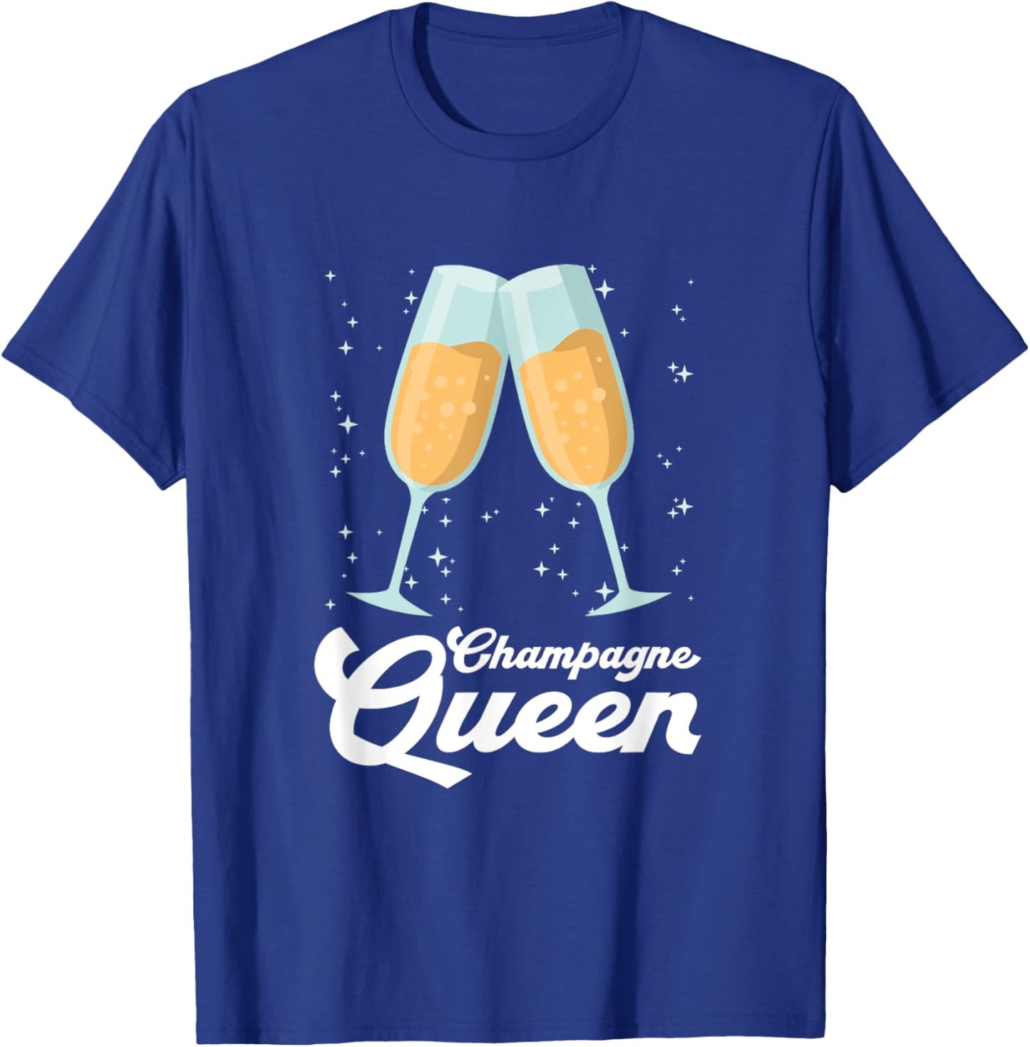Champagne Queen | Party Birthday T-Shirt - T-Shirt | Royal