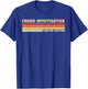 FRAUD INVESTIGATOR Funny Job Title Birthday Worker Idea T-Shirt - T-Shirt | Royal
