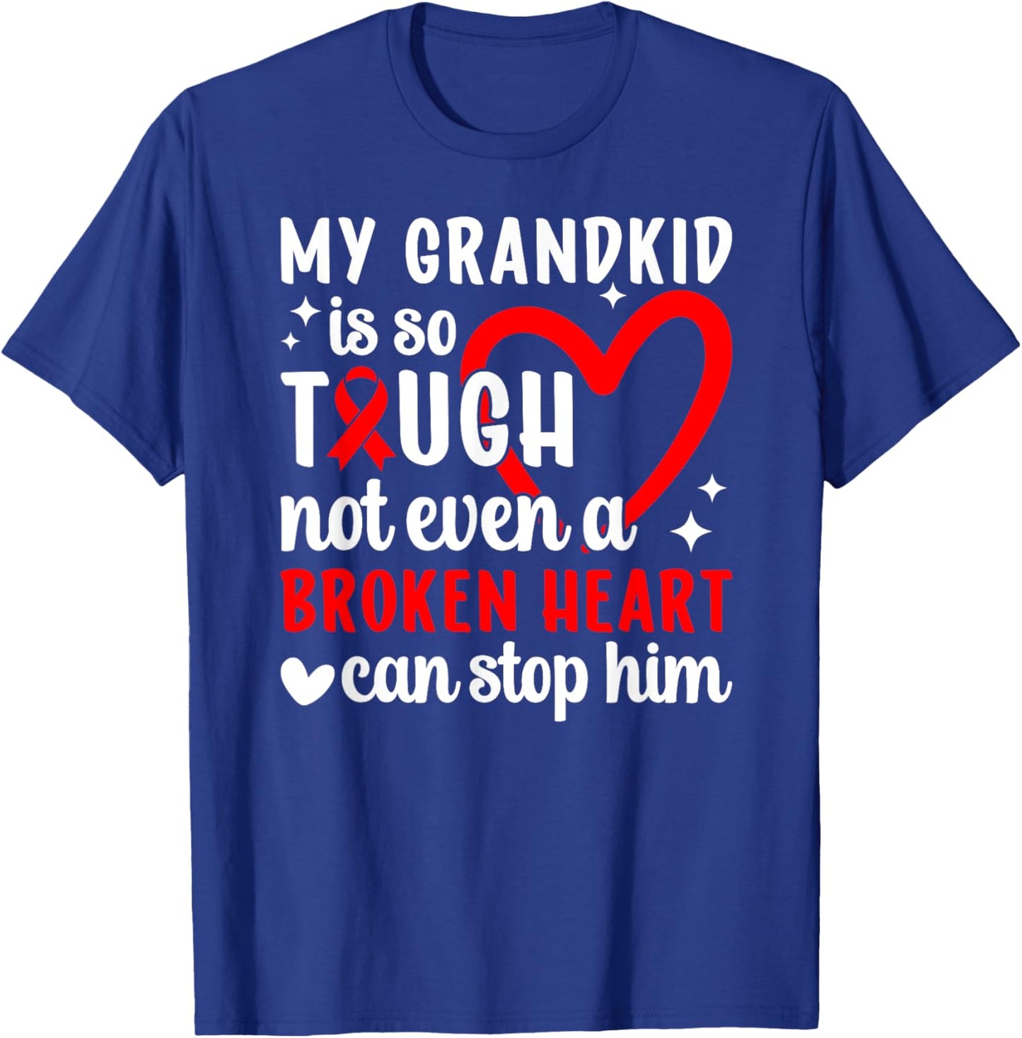 CHD Nana CHD Warrior Nana Congenital Heart Disease Nana T-Shirt - T-Shirt | Royal