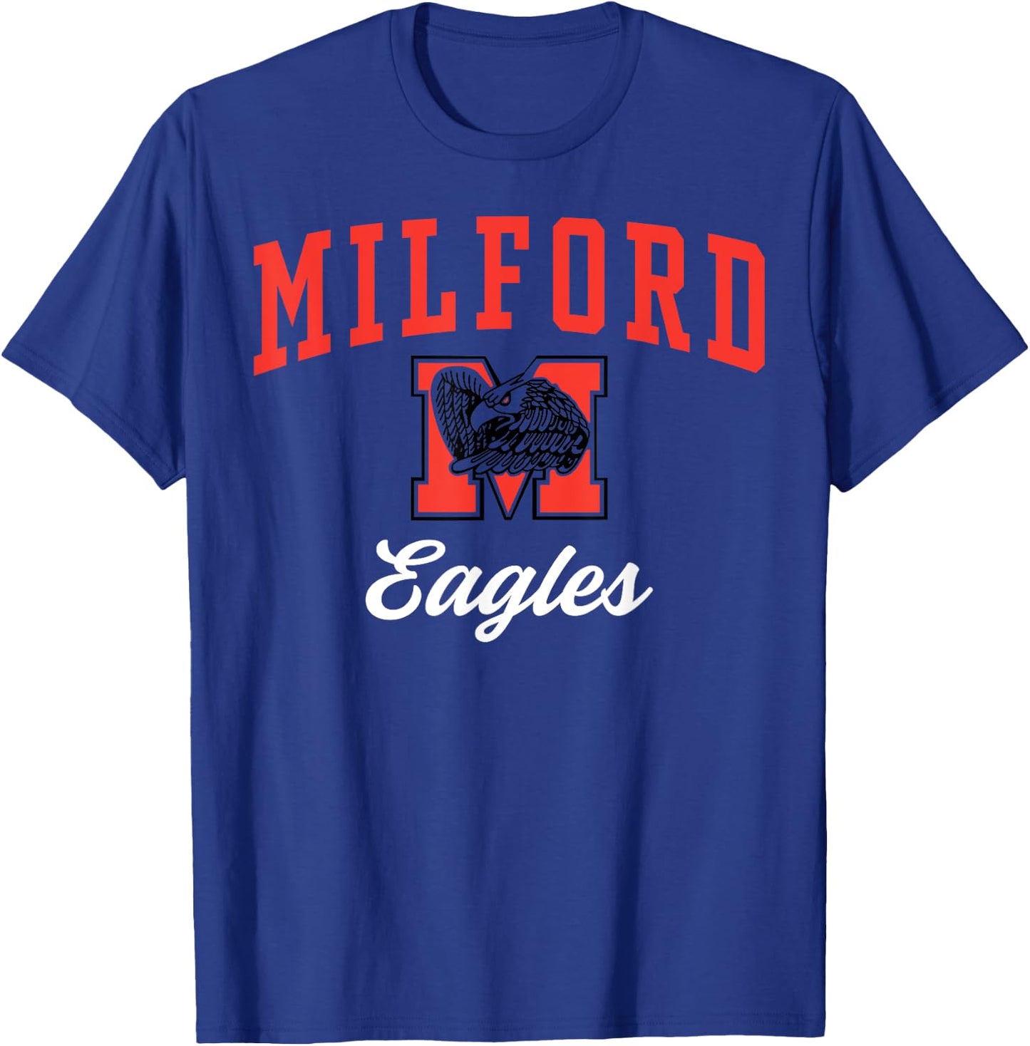 Milford High School Eagles C3 T-Shirt - T-Shirt | Royal