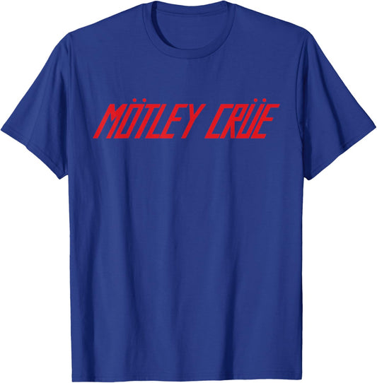 Mötley Crüe Distressed Logo T-Shirt - T-Shirt | Royal