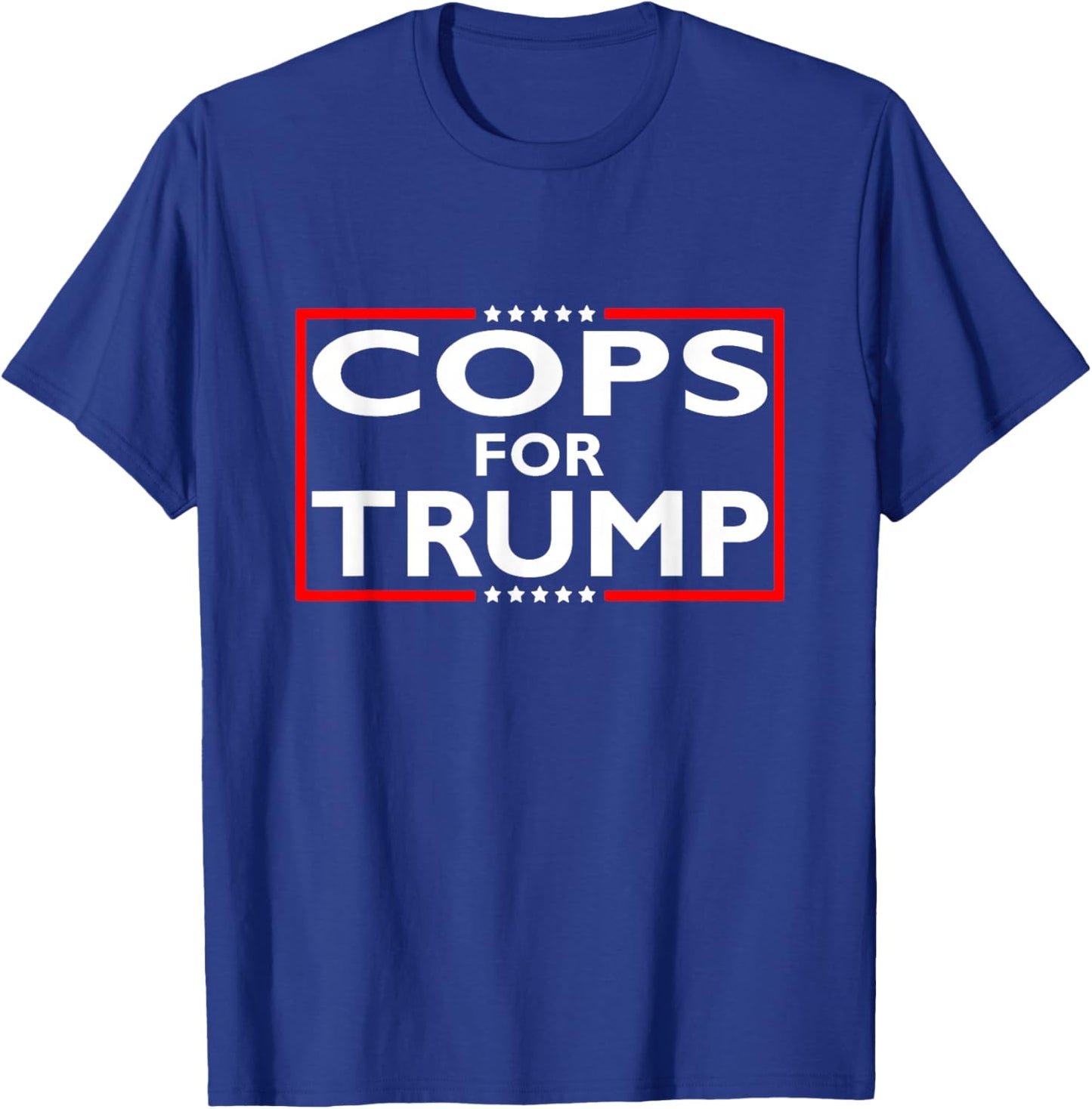 Cops For Trump President Election 2024 T-Shirt - T-Shirt | Royal