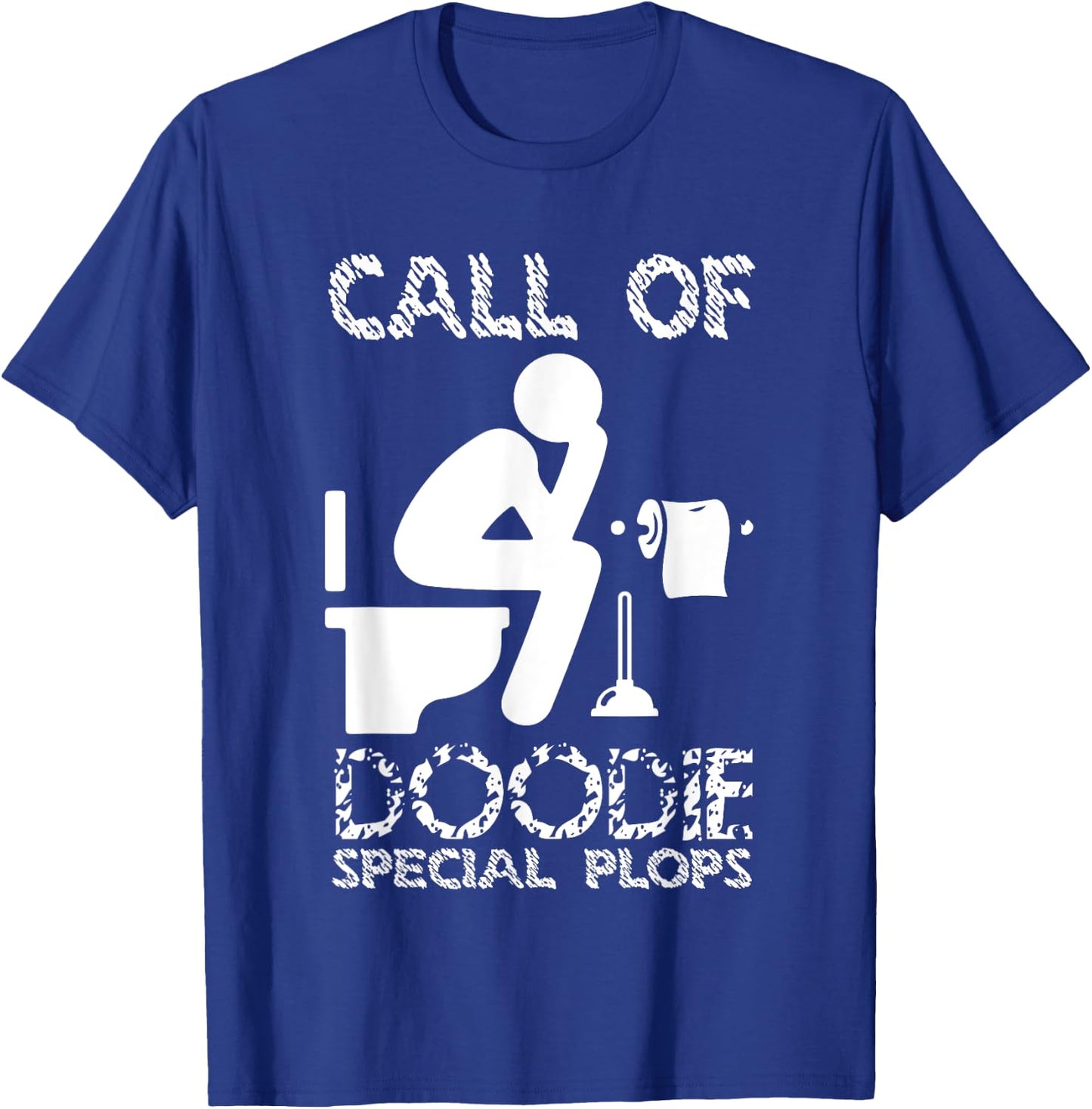 Call Of Doodie Special Plops Funny Nerd Gamer Design T-Shirt - T-Shirt | Royal