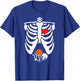 Funny Skeleton Baby Pregnant Halloween Basketball T-Shirt - T-Shirt | Royal