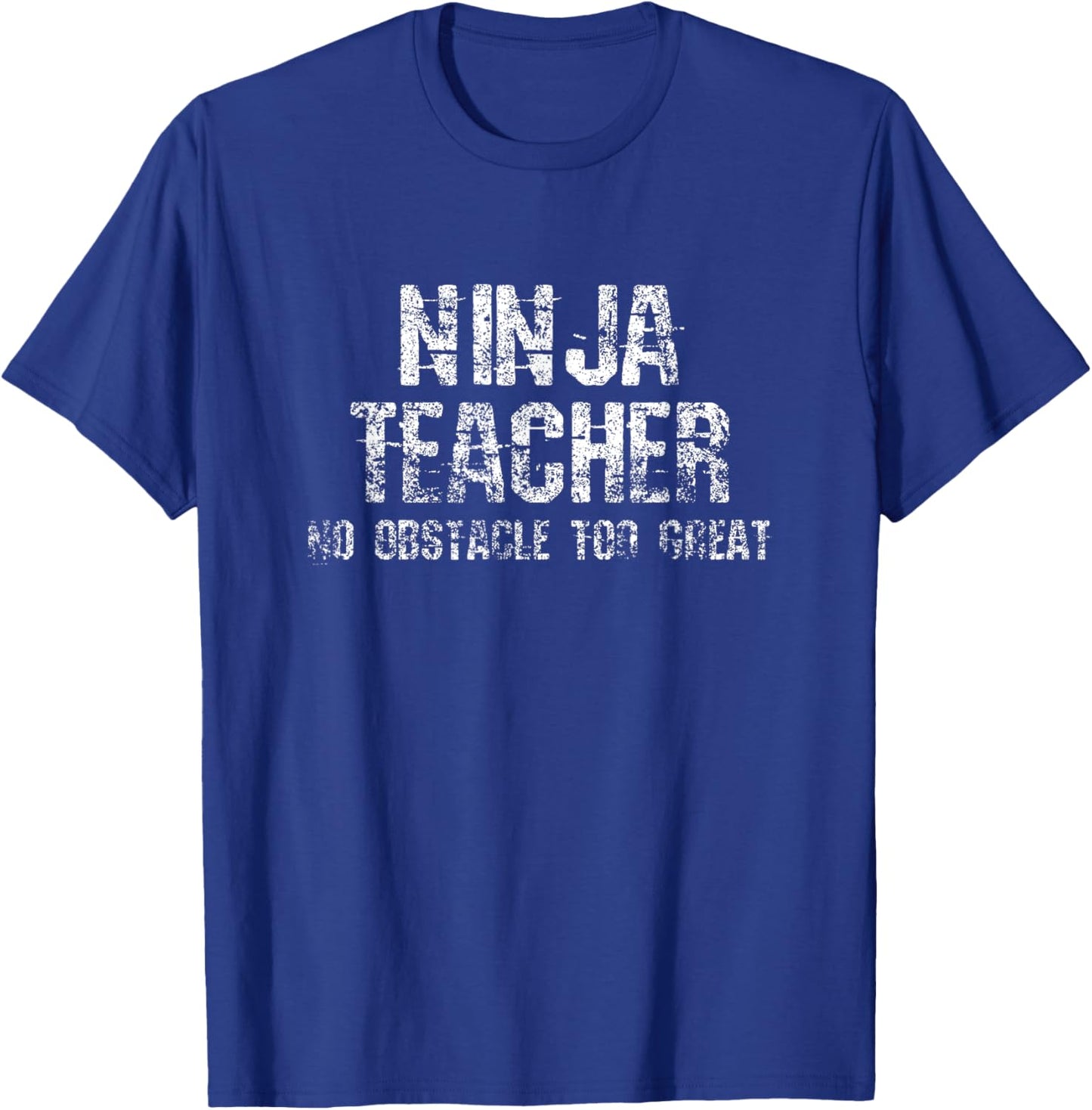 Ninja Teacher Warrior Workout Team Fitness Sports Gym Women T-Shirt - T-Shirt | Royal