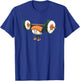 Funny Bodybuilder Sushi Lifting Weights Gift T-Shirt - T-Shirt | Royal