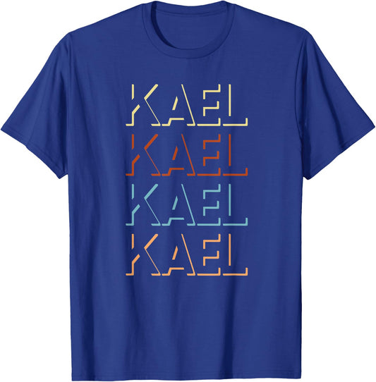 Kael First Name My Personalized Named T-Shirt - T-Shirt | Royal