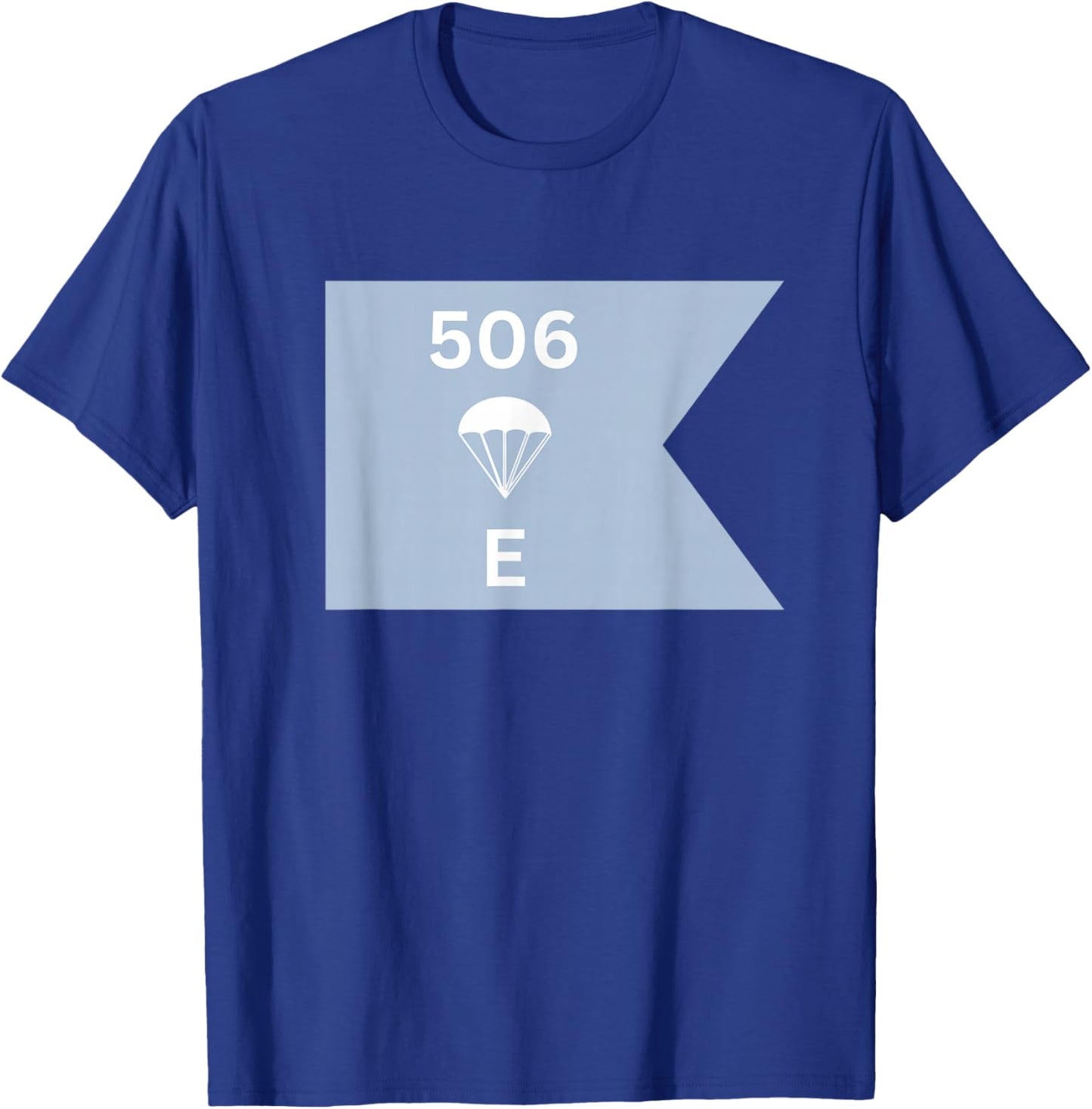 Easy Company Flag Shirt 506 WW2 Military Flag T-Shirt - T-Shirt | Royal