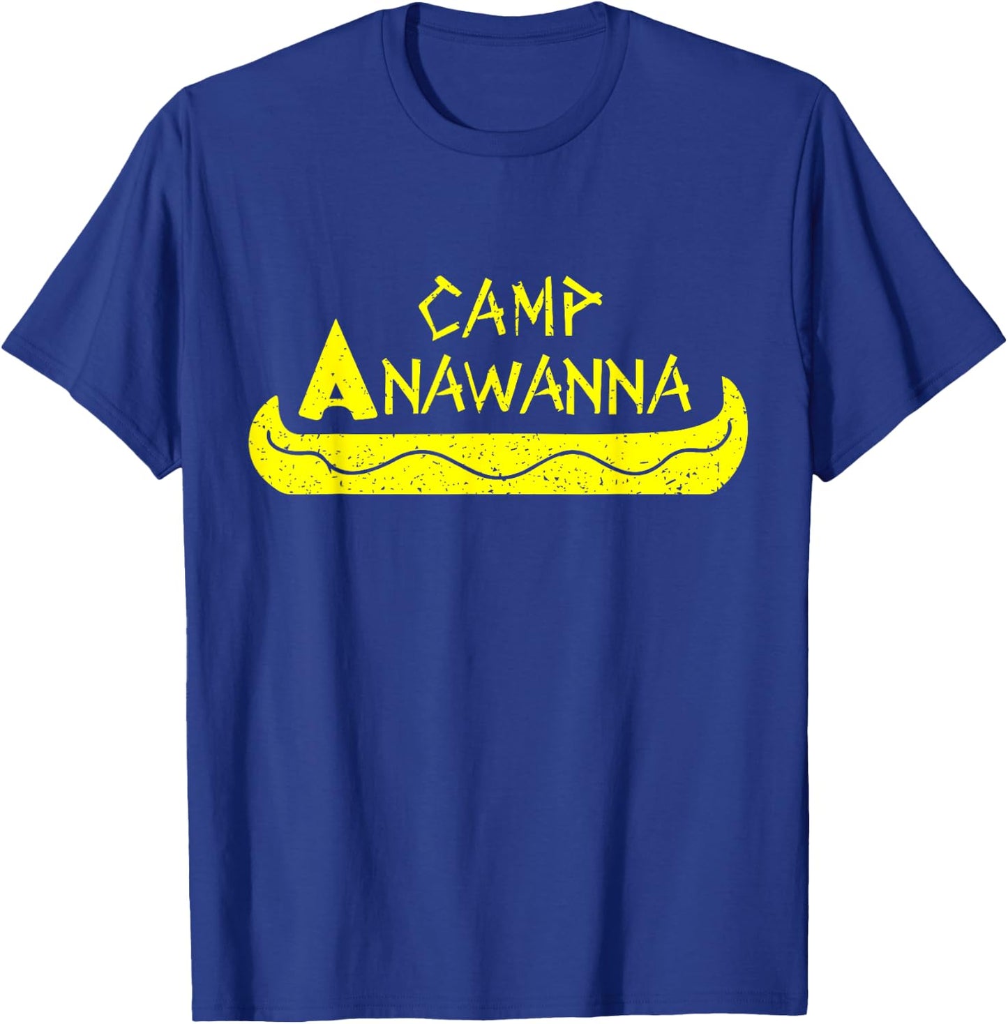 Camp Anawanna Outfits -Adults Vintage Black Small Classic Fit Short Sleeve T-Shirt - T-Shirt | Royal
