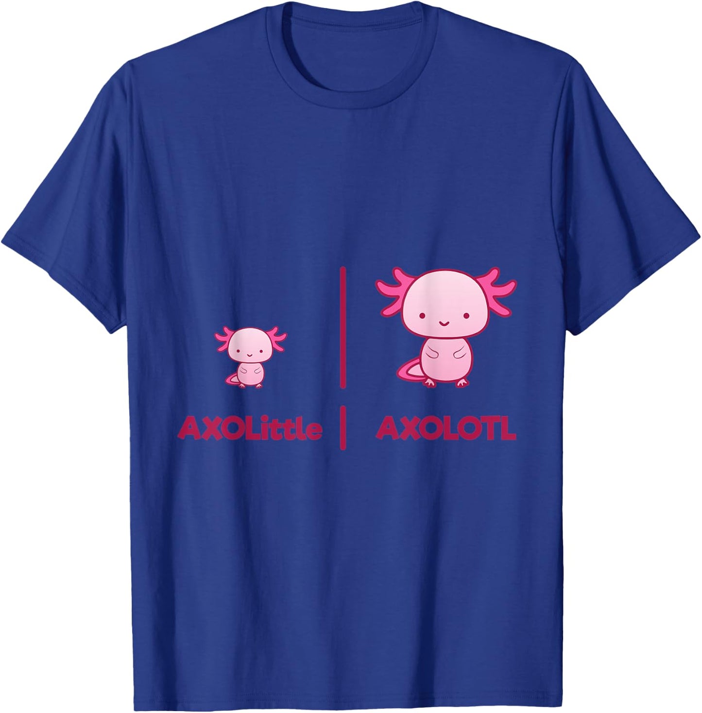 Axolotl Axolittle Funny Gift Aquarium Fans Gift T-Shirt - T-Shirt | Royal