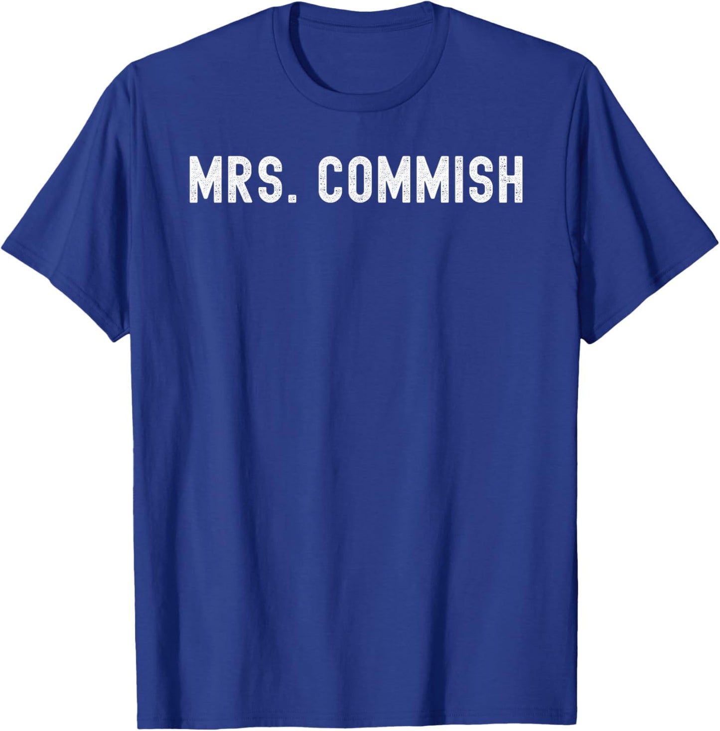 Mrs. Commish cute Fantasy Football commissioner wife FFL T-Shirt - T-Shirt | Royal