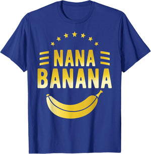 Funny Gift gift Nana Banana design T-Shirt - T-Shirt | Royal