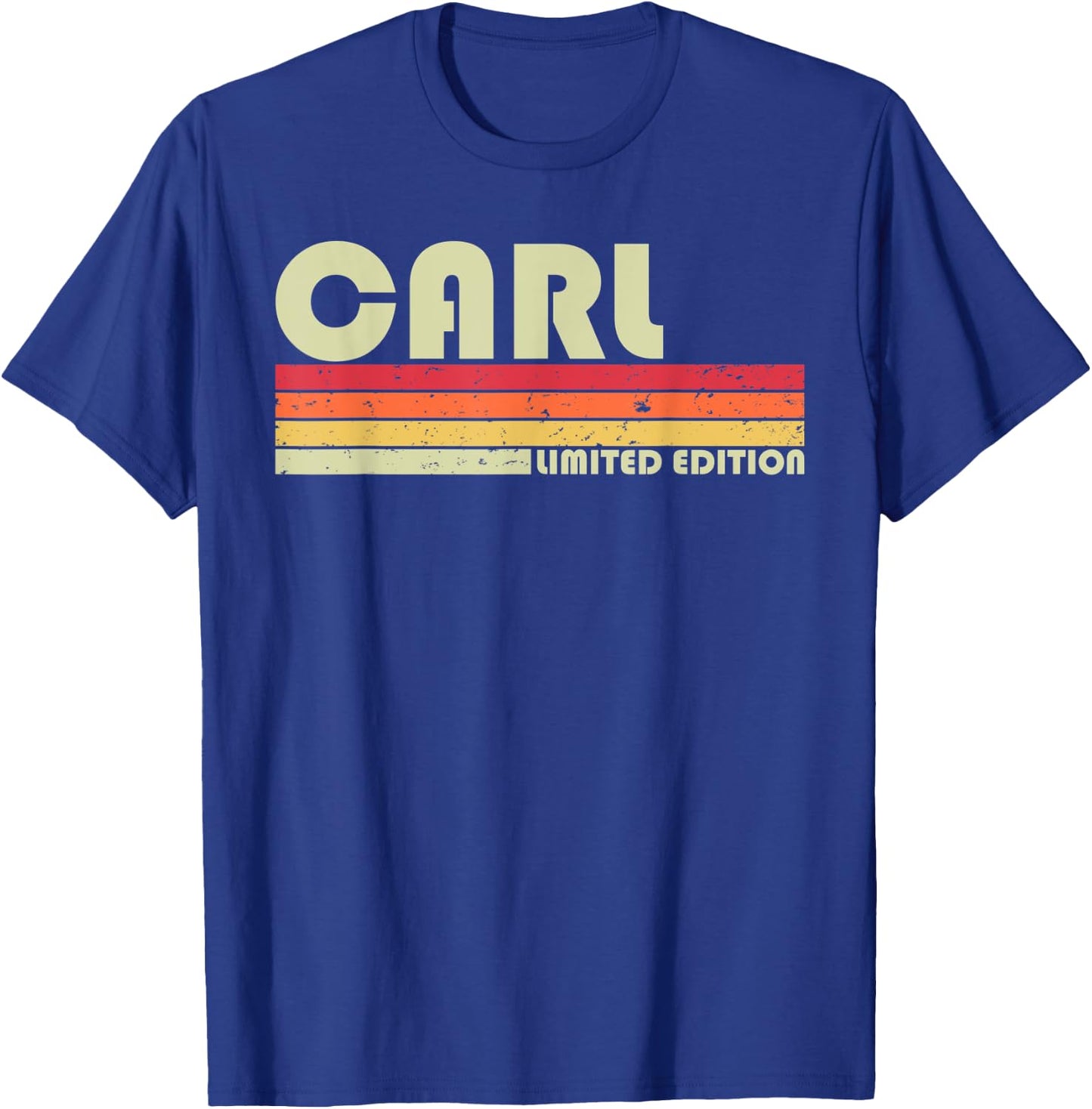 CARL Gift Name Personalized Funny Retro Vintage Birthday T-Shirt - T-Shirt | Royal