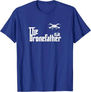 The Drone Father Funny Drone Pilot Dad Gift T-Shirt - T-Shirt | Royal