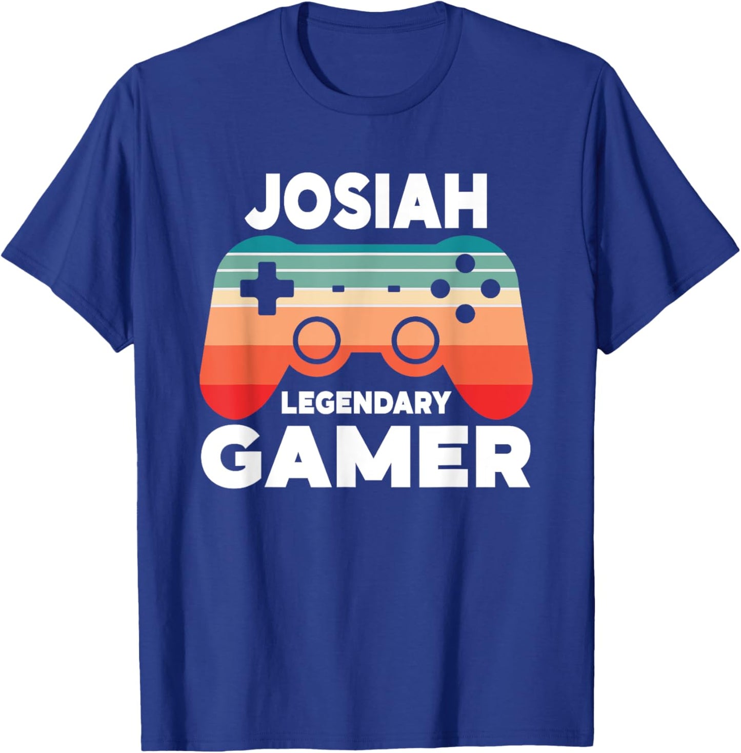 Josiah Legendary Gamer Funny Personalized Josiah Gamer T-Shirt - T-Shirt | Royal