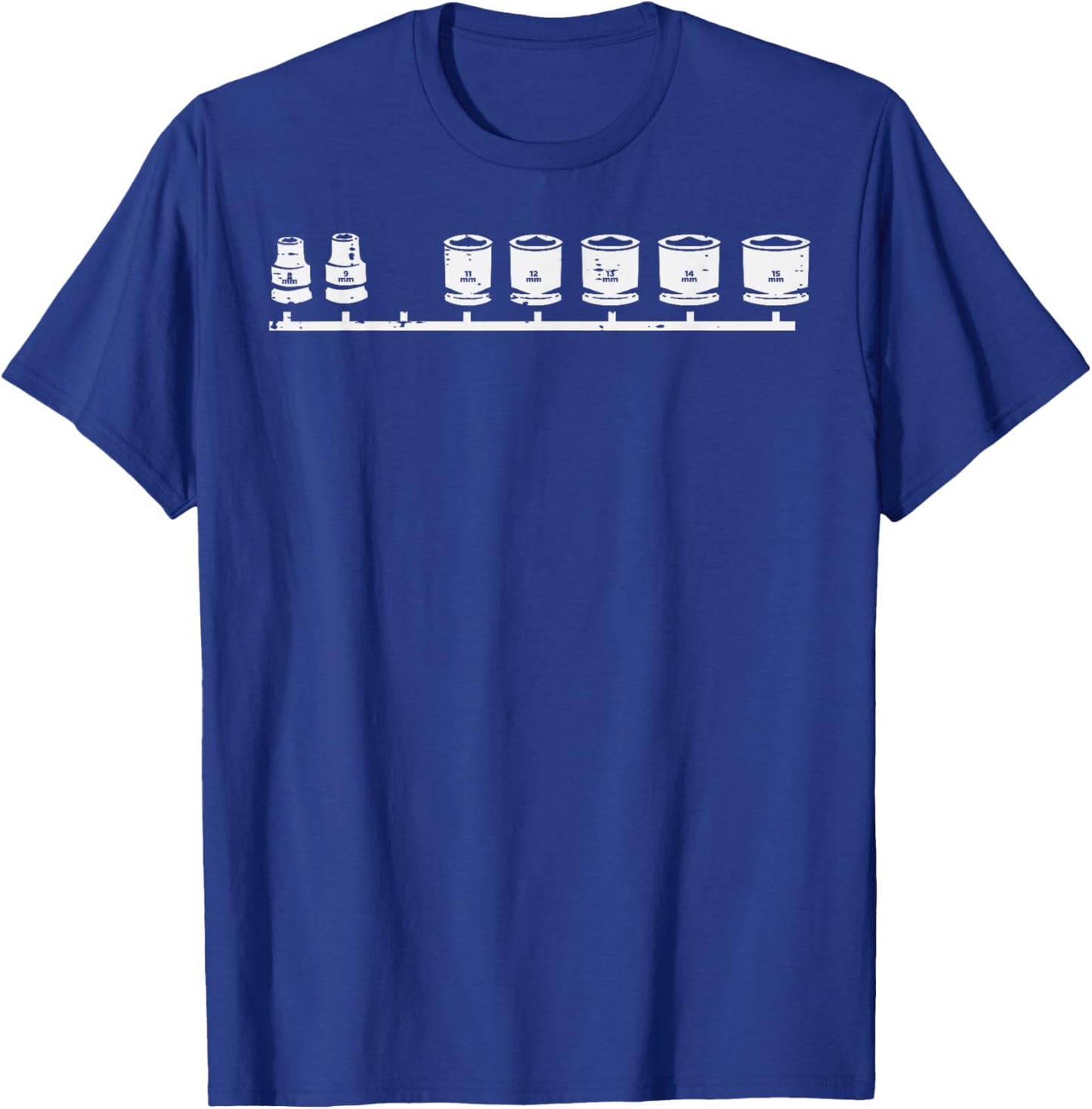 Missing 10mm Socket Funny Car Auto Mechanic Garage Men Dad T-Shirt - T-Shirt | Royal