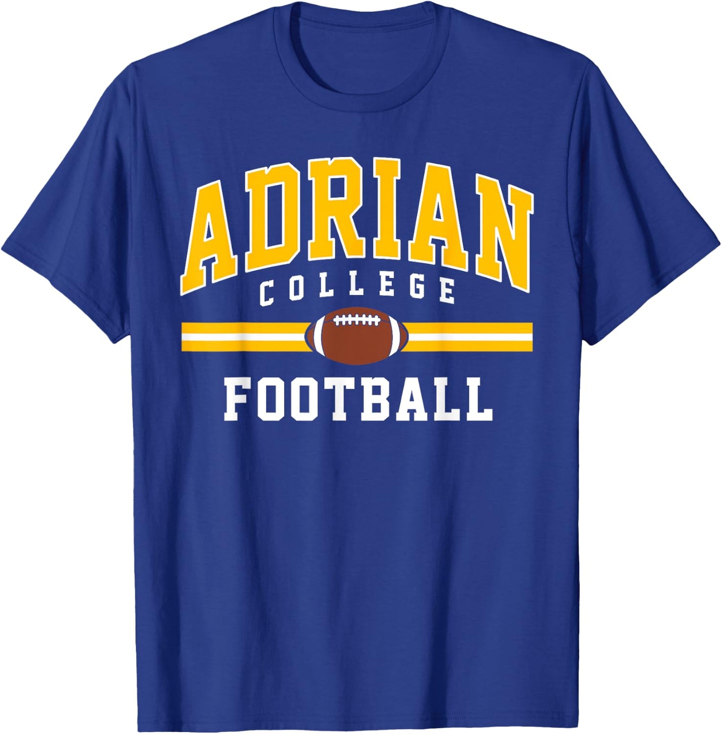 Adrian College Football Arch Vintage Design Women T-Shirt - T-Shirt | Royal