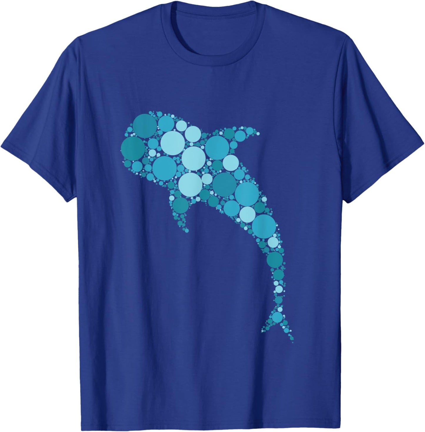 Blue Polka Dot Shark International Dot Day Funny T-Shirt - T-Shirt | Royal