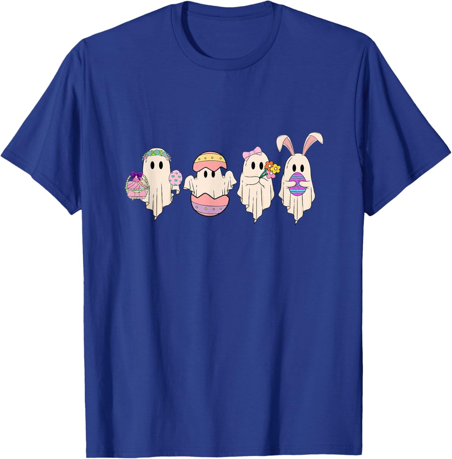Cute Easter Ghost T-Shirt - T-Shirt | Royal