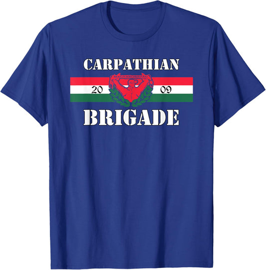 CARPATHIAN BRIGADE 09 Hungary Proud Ultra National Flag T-Shirt - T-Shirt | Royal