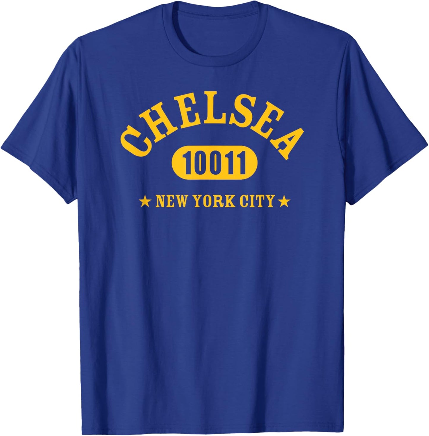 CHELSEA 10011 NEW YORK CITY / NYC Athletic Design T-Shirt - T-Shirt | Royal