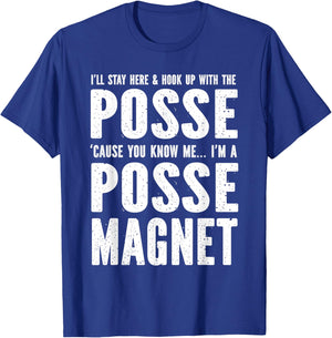 Posse Magnet Full Funny SPN T-Shirt - T-Shirt | Royal