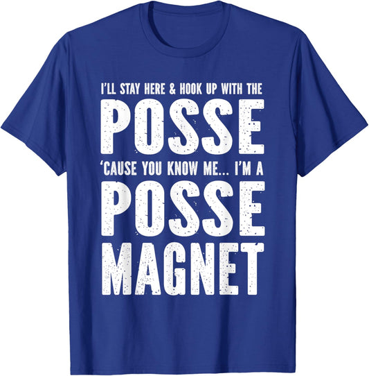 Posse Magnet Full Funny SPN T-Shirt - T-Shirt | Royal