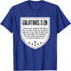 Galatians 2:20 Saint Paul Bible Verse Jesus Christ Christian T-Shirt - T-Shirt | Royal