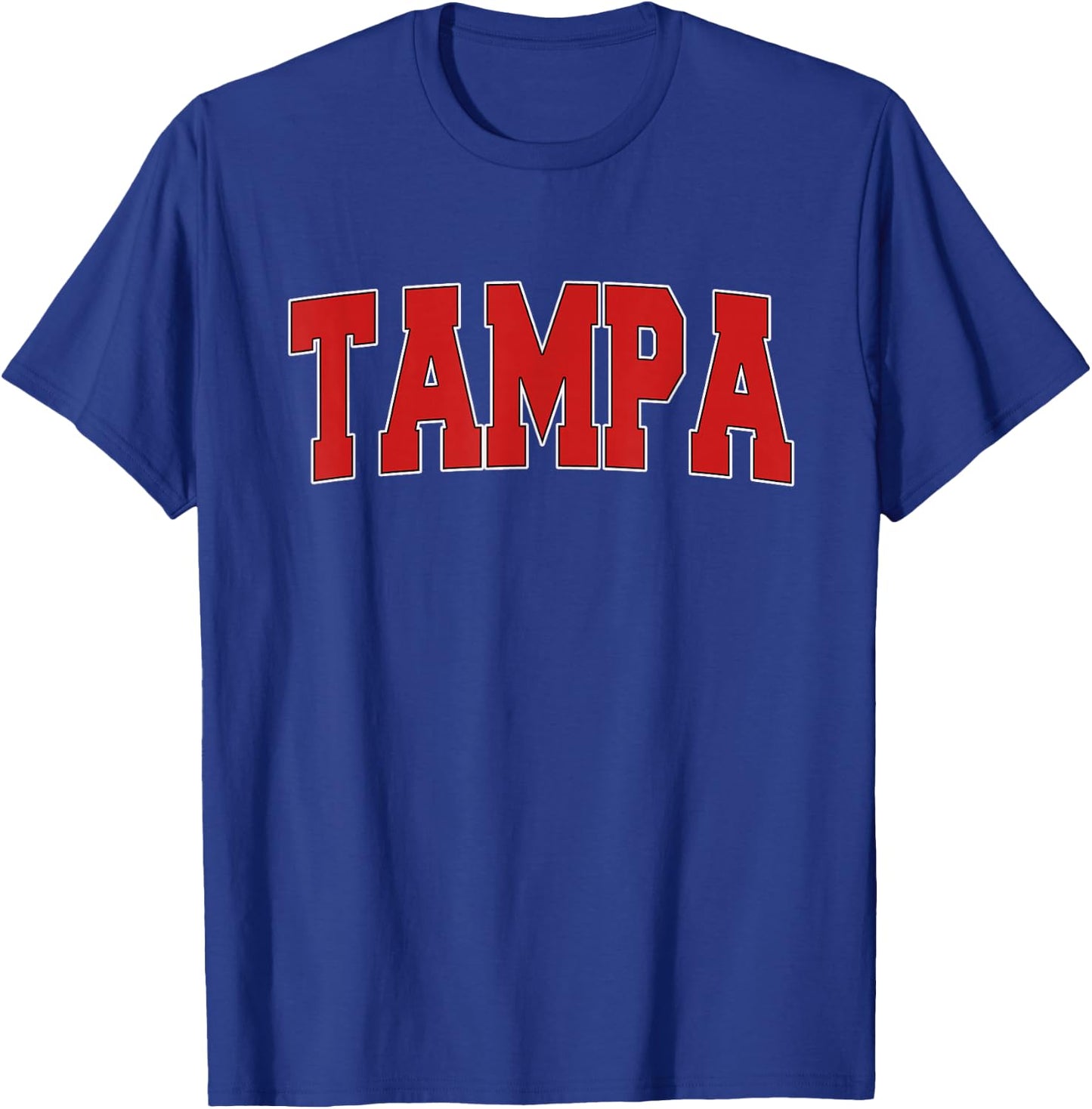 Tampa FL Florida Varsity Style USA Vintage Sports T-Shirt - T-Shirt | Royal