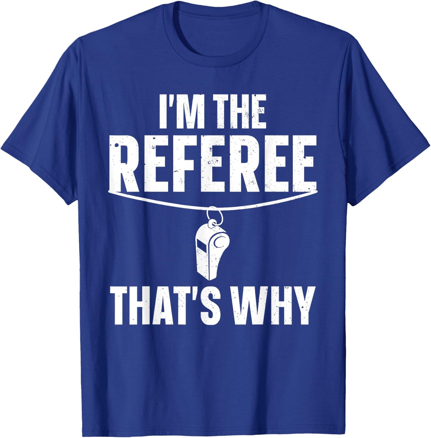 Funny Referee Design Women Sports Ref Gag Referee T-Shirt - T-Shirt | Royal