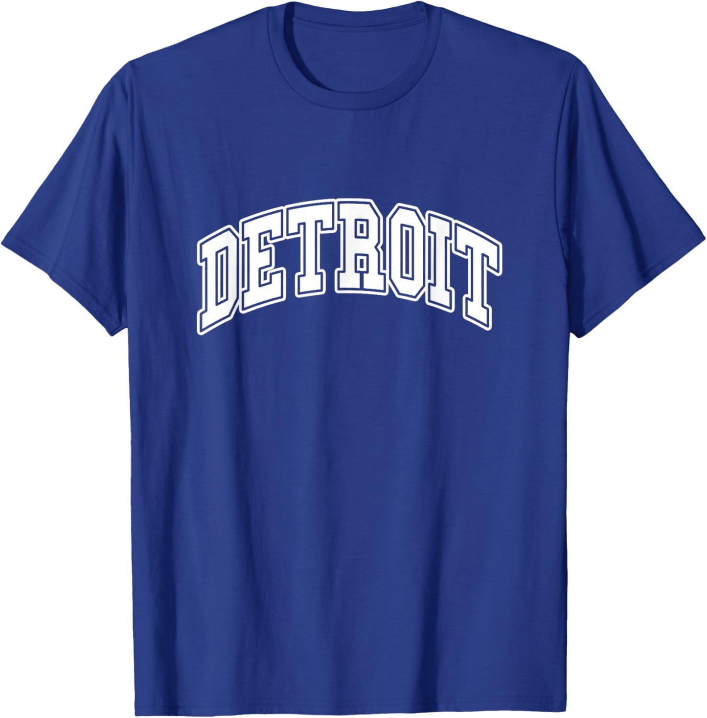 DETROIT - Throwback Design - Classic T-Shirt - T-Shirt | Royal