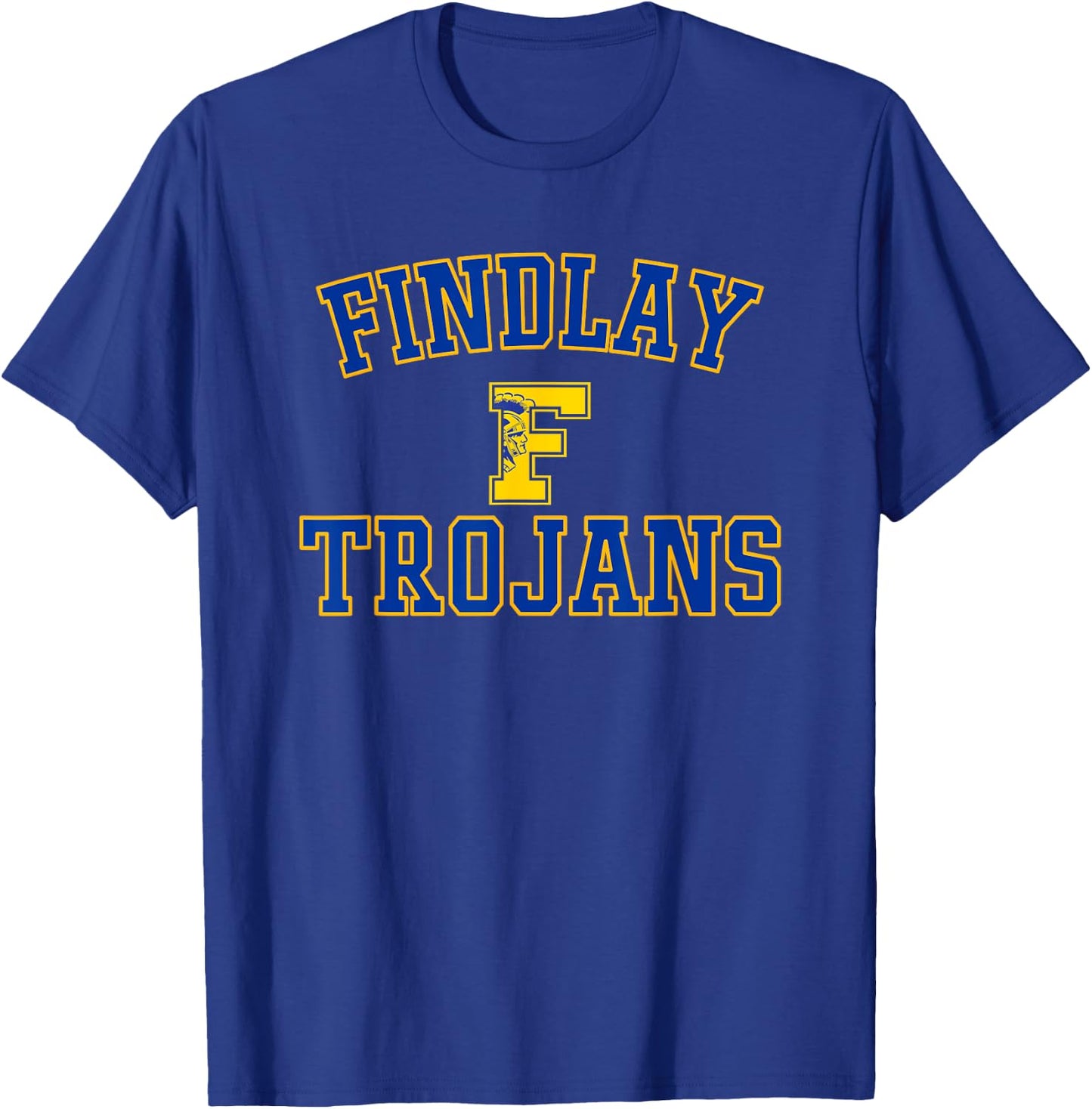 Findlay Trojans Logo Varsity HS T-Shirt - T-Shirt | Royal