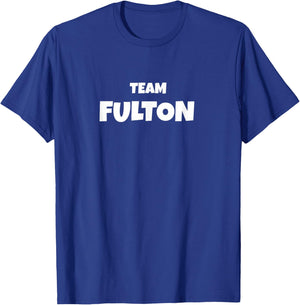 Fulton Surname Family Birthday T-Shirt - T-Shirt | Royal