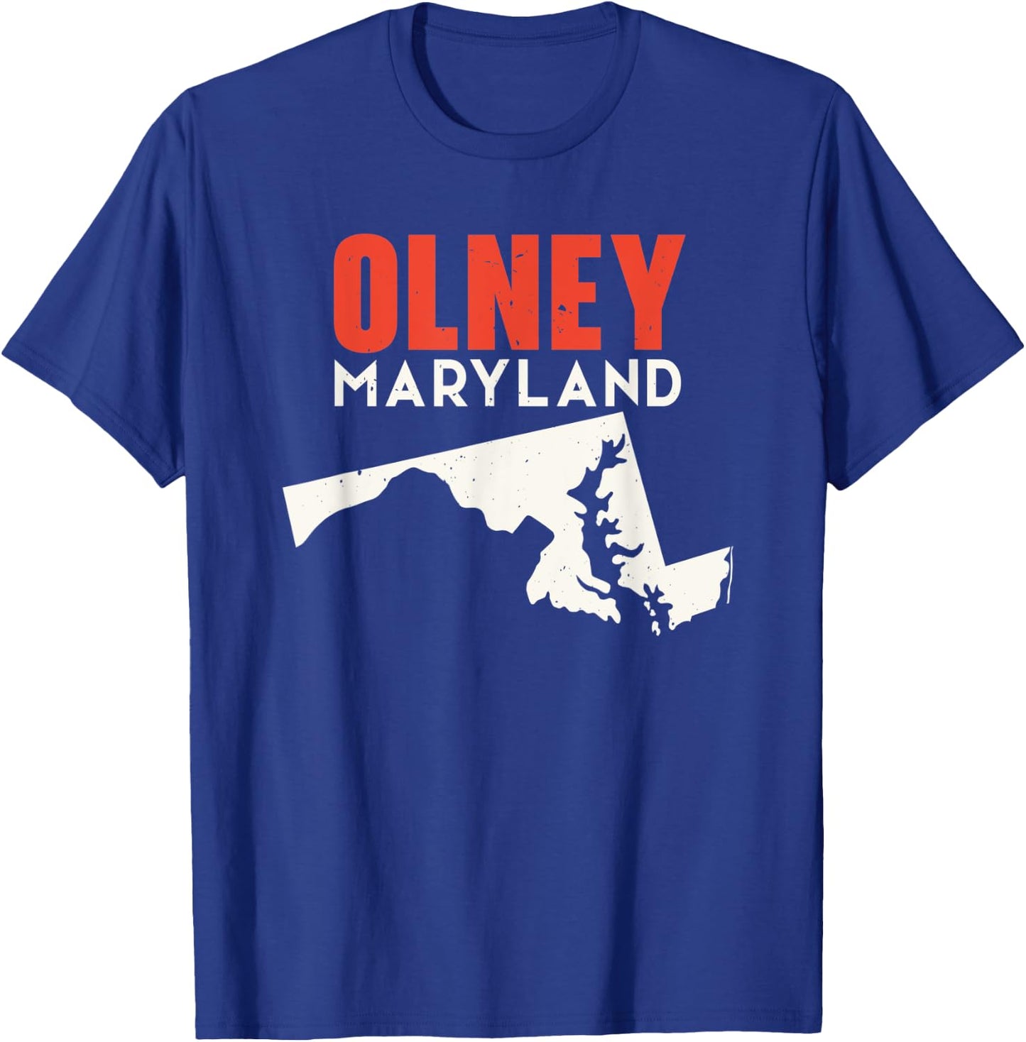 Olney Maryland USA State America Travel Marylander T-Shirt - T-Shirt | Royal