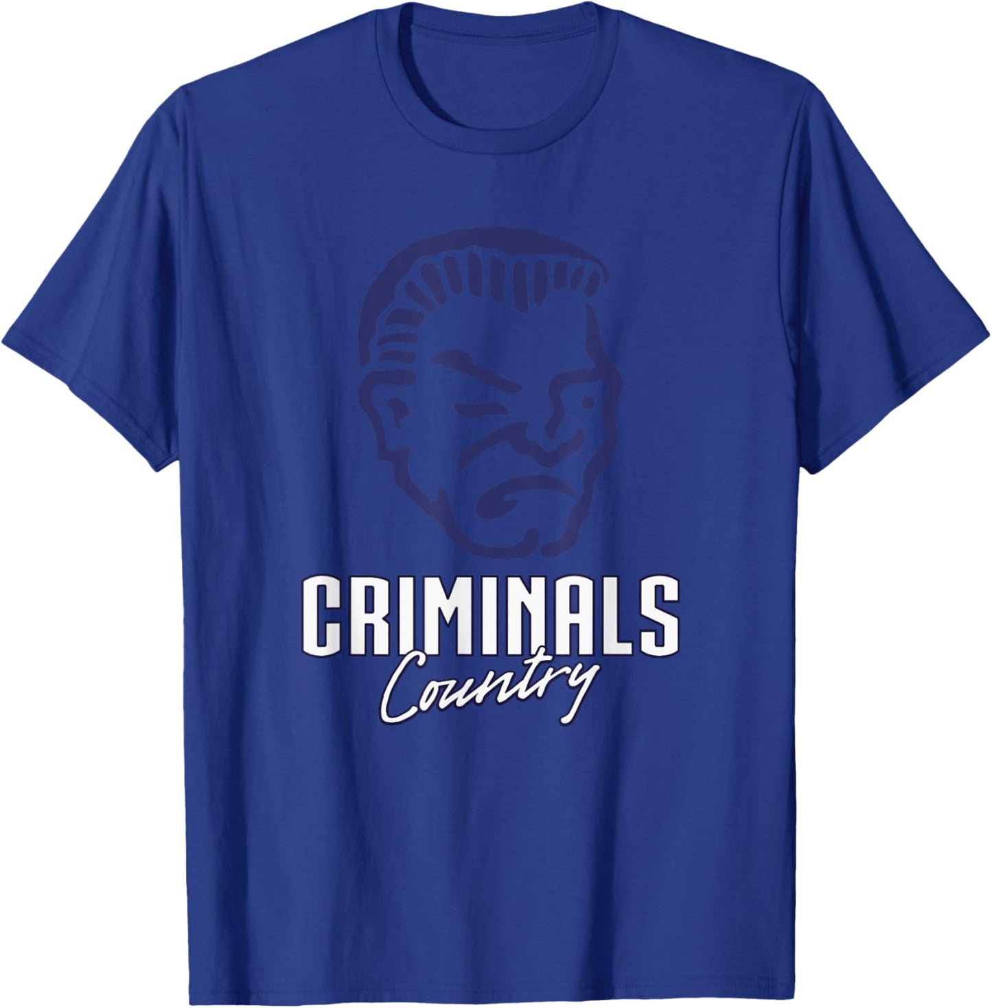Yuma Criminals Logo Country HS T-Shirt - T-Shirt | Royal