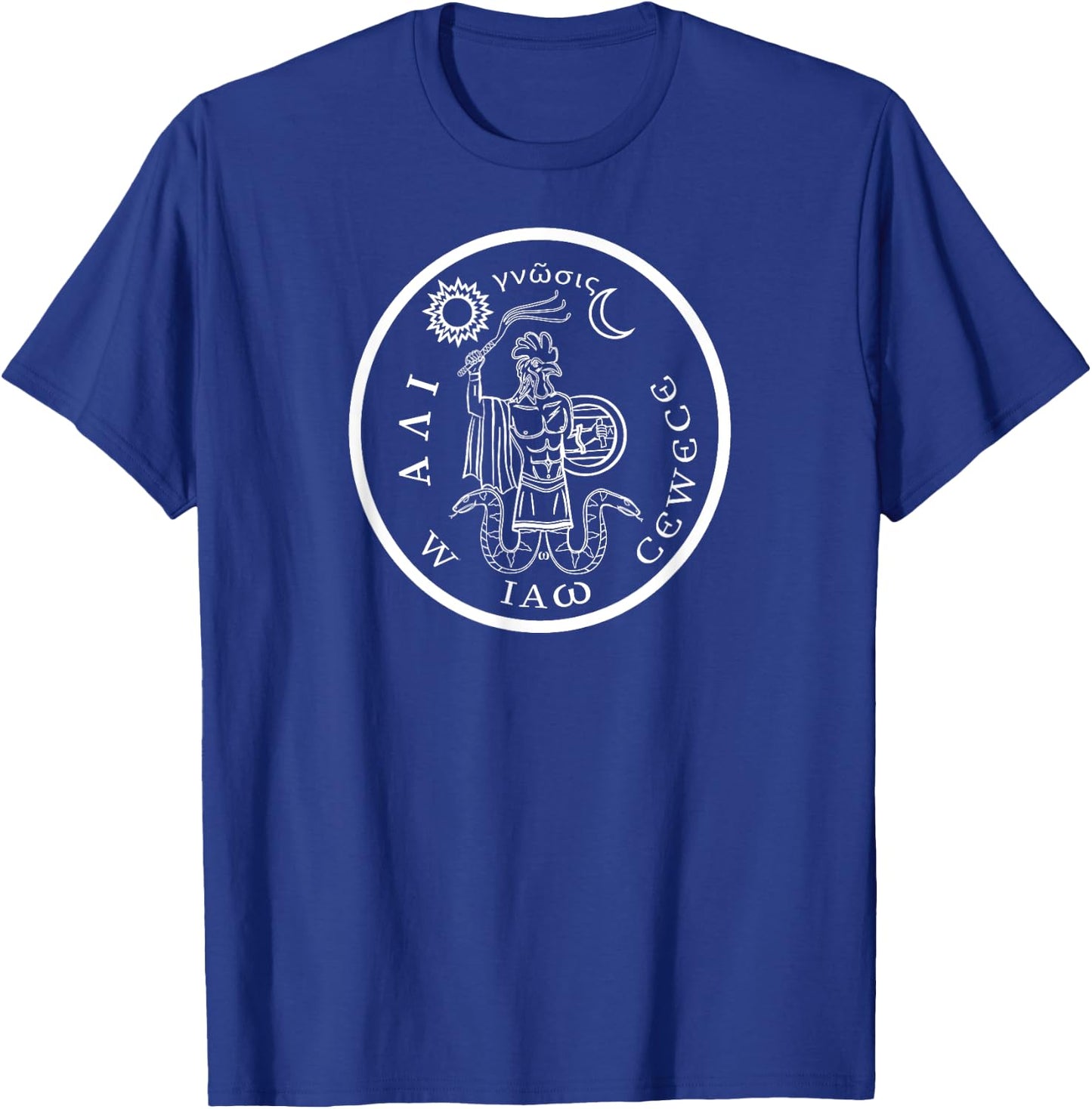 Abraxas God IAO T-Shirt - T-Shirt | Royal