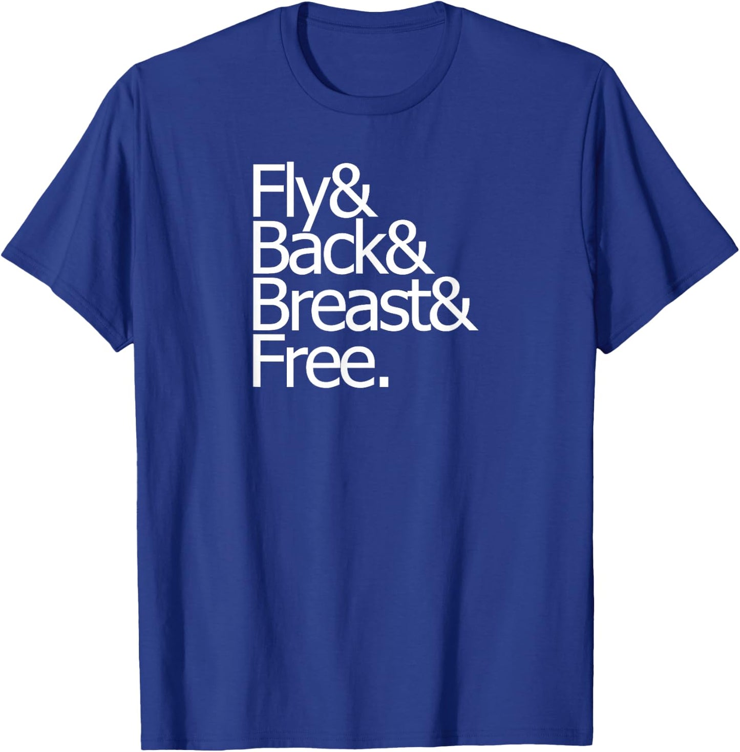 Team IM individual medley fly back breast free swim logo T-Shirt - T-Shirt | Royal