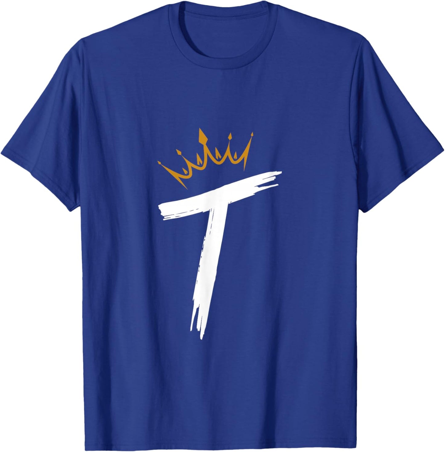 Queen King Letter T - Favorite Letter With Crown Alphabet T-Shirt - T-Shirt | Royal