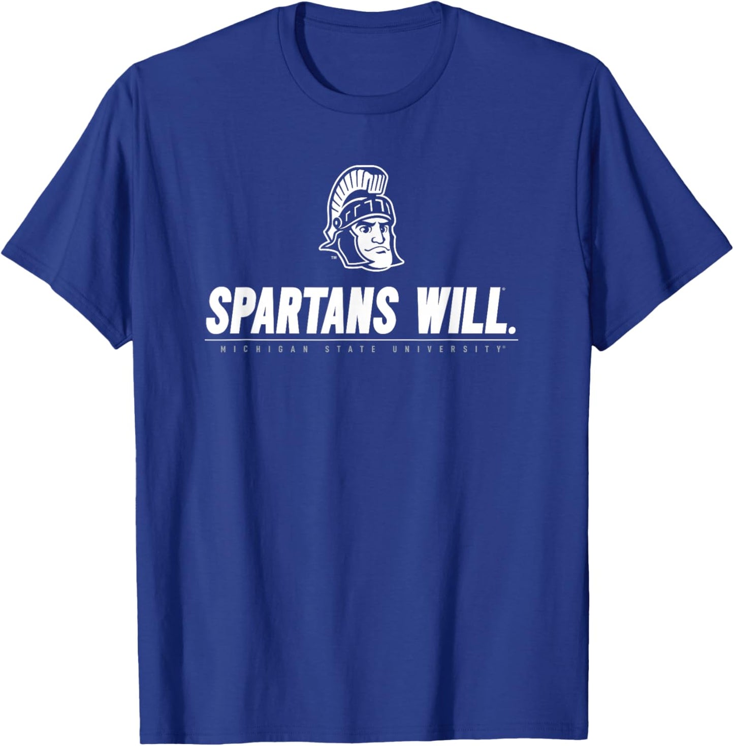 Michigan State MSU Spartans School Spirit T-Shirt - T-Shirt | Royal