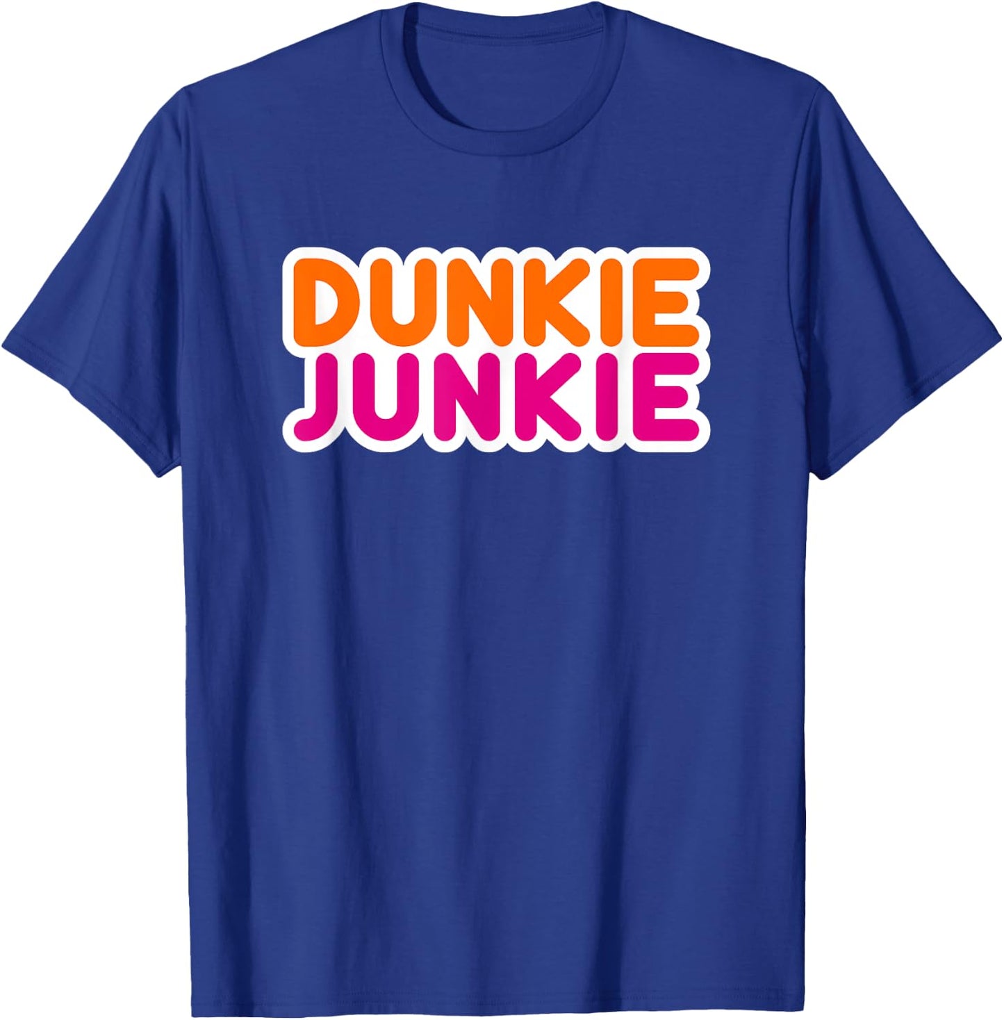 Dunkie Junkie - Funny Coffee Lover Gift T-Shirt - T-Shirt | Royal