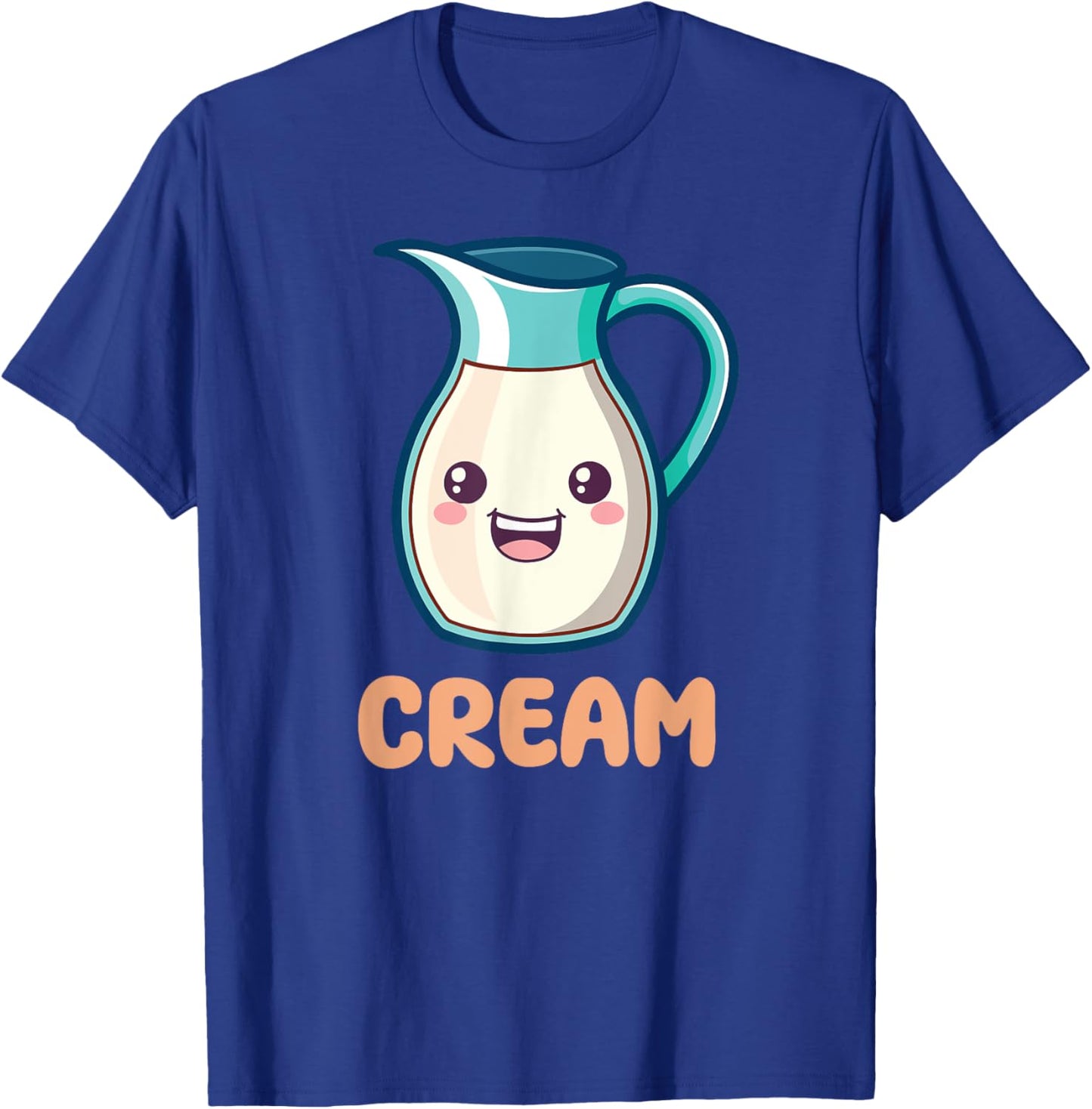 Coffee & Creamer Matching Couple Halloween Best Friends T-Shirt - T-Shirt | Royal