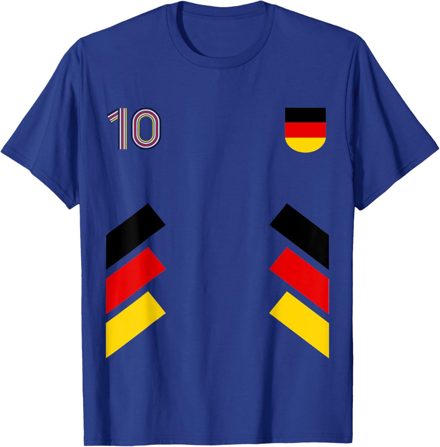 Retro10 Germany Football Germany Soccer Germany Flag T-Shirt - T-Shirt | Royal
