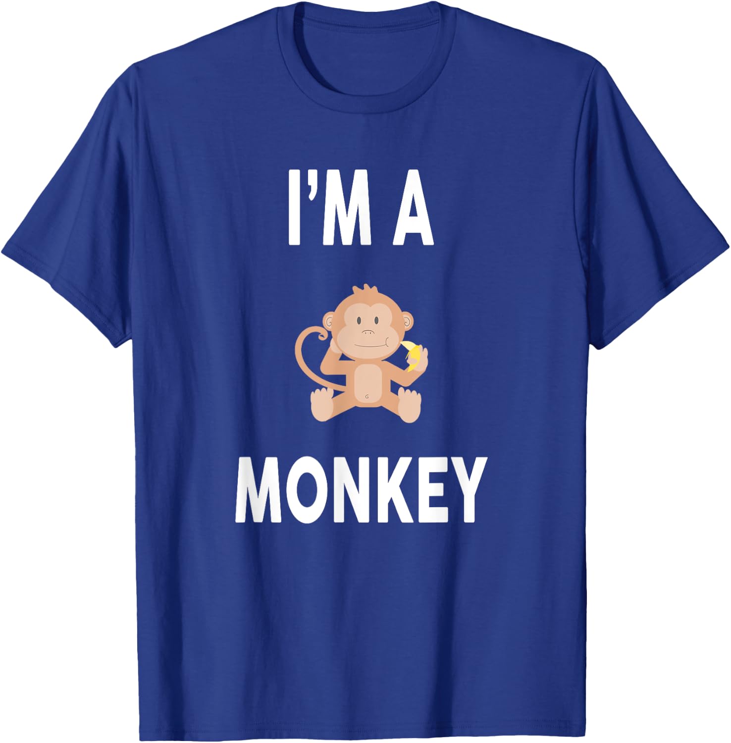 I'm A MONKEY Funny MONKEY T-Shirt - T-Shirt | Royal